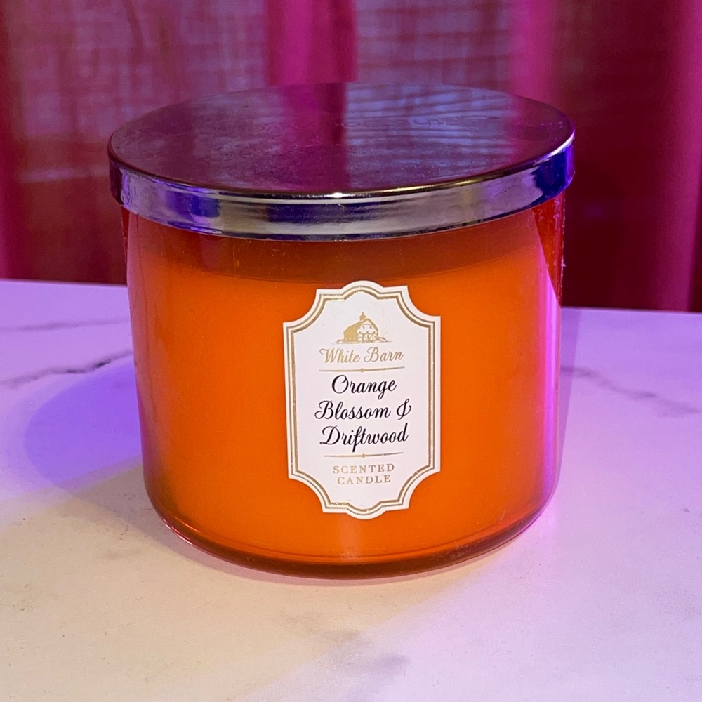 Bath & Body Works Orange Blossom & Driftwood 3-Wick Candle